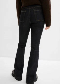 Vaqueros bootcut, high waist, cintura cómoda
