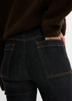 Vaqueros bootcut, high waist, cintura cómoda