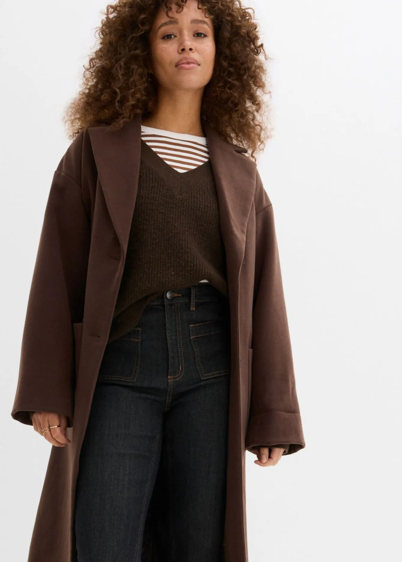 Vaqueros bootcut, high waist, cintura cómoda