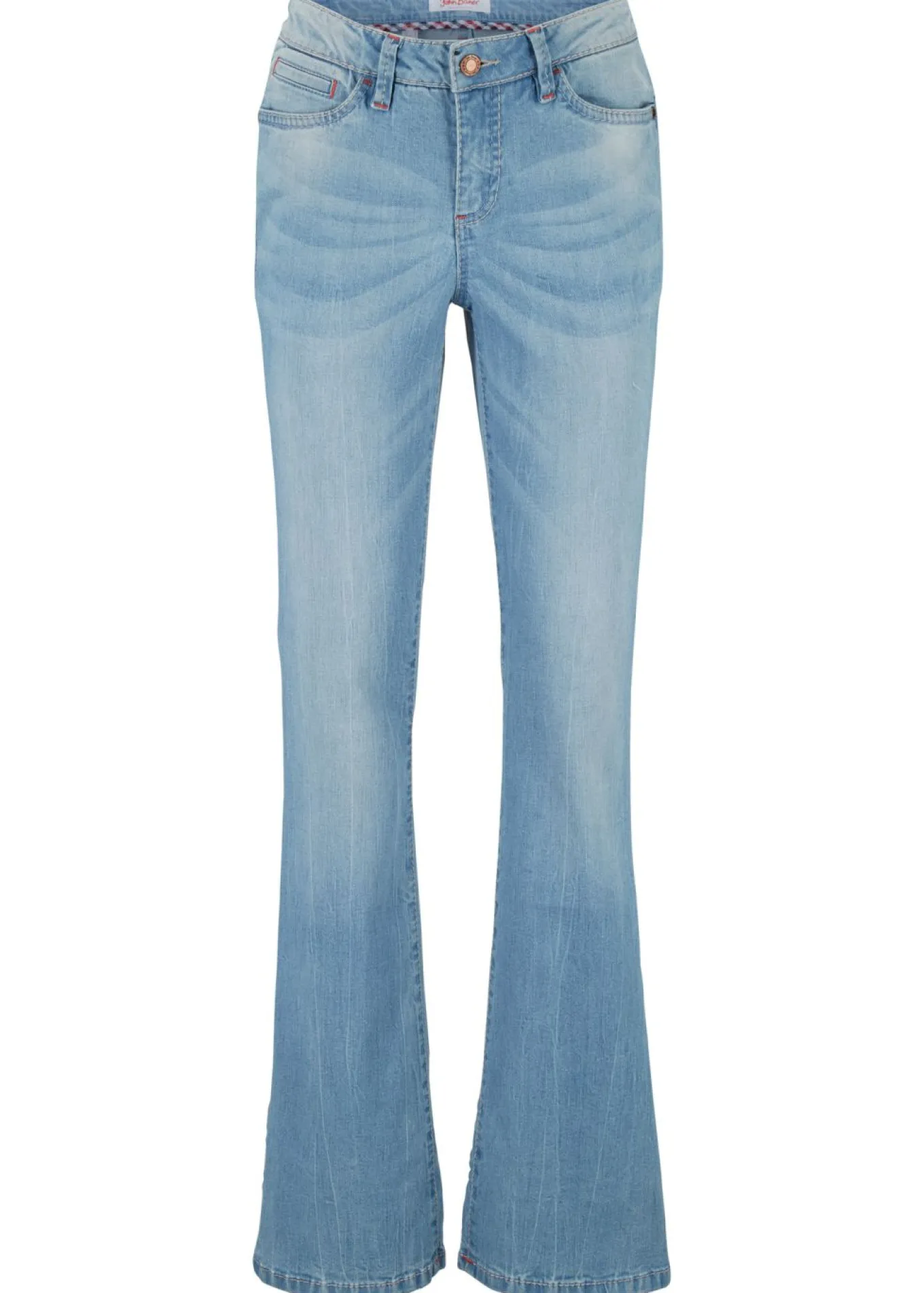 Vaqueros bootcut mid waist, elásticos