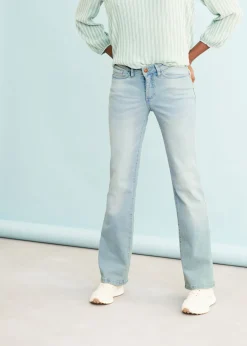 Vaqueros bootcut mid waist, elásticos