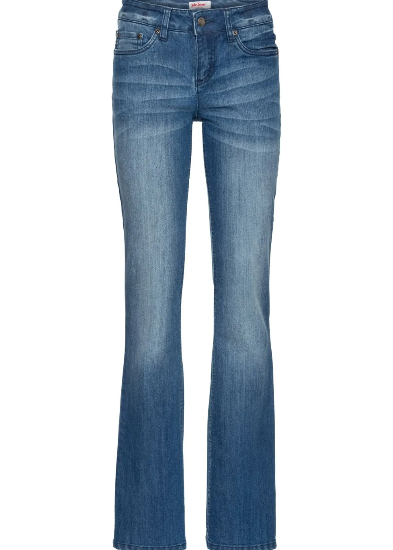 Vaqueros bootcut mid waist, elásticos
