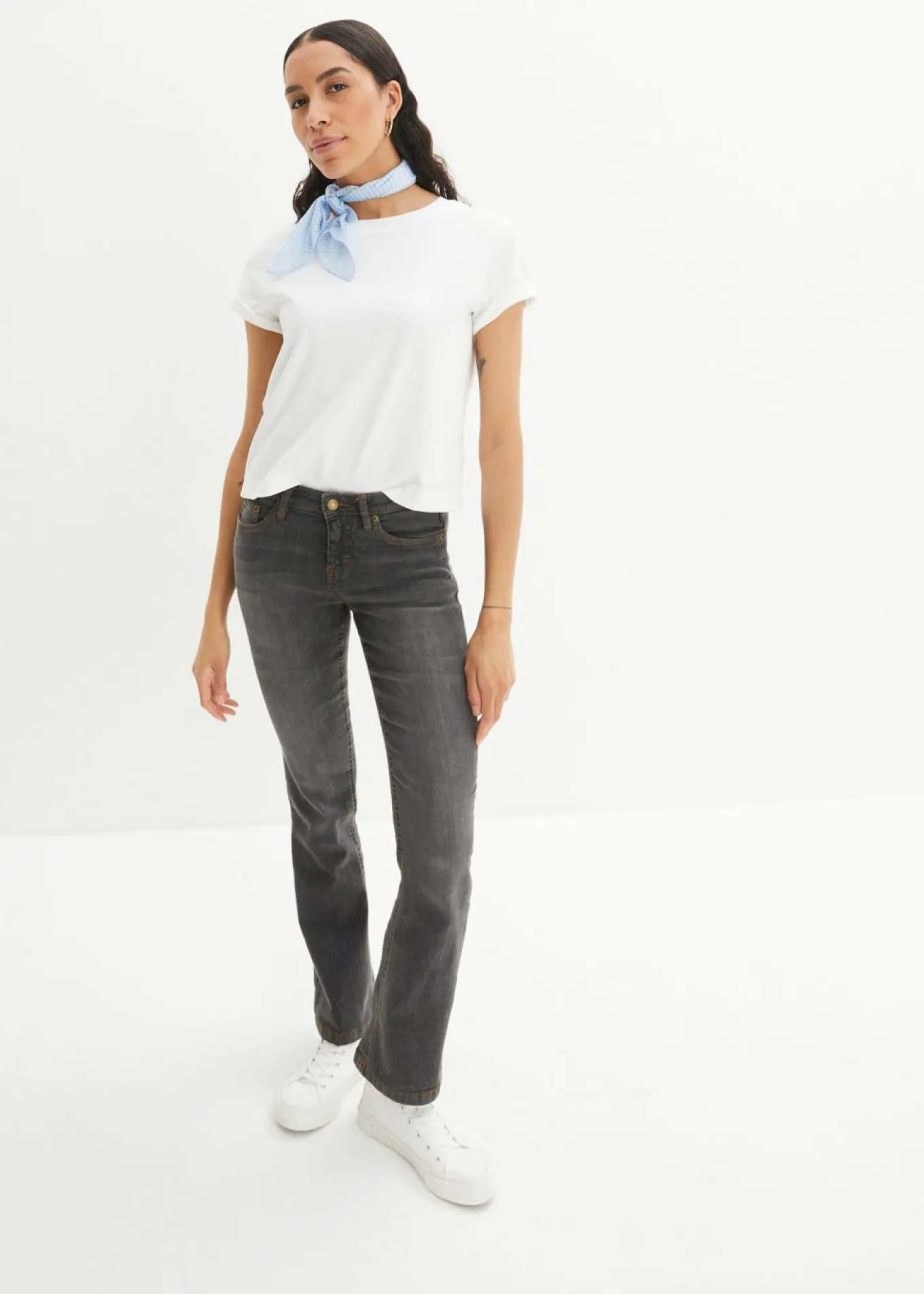 Vaqueros bootcut mid waist, elásticos