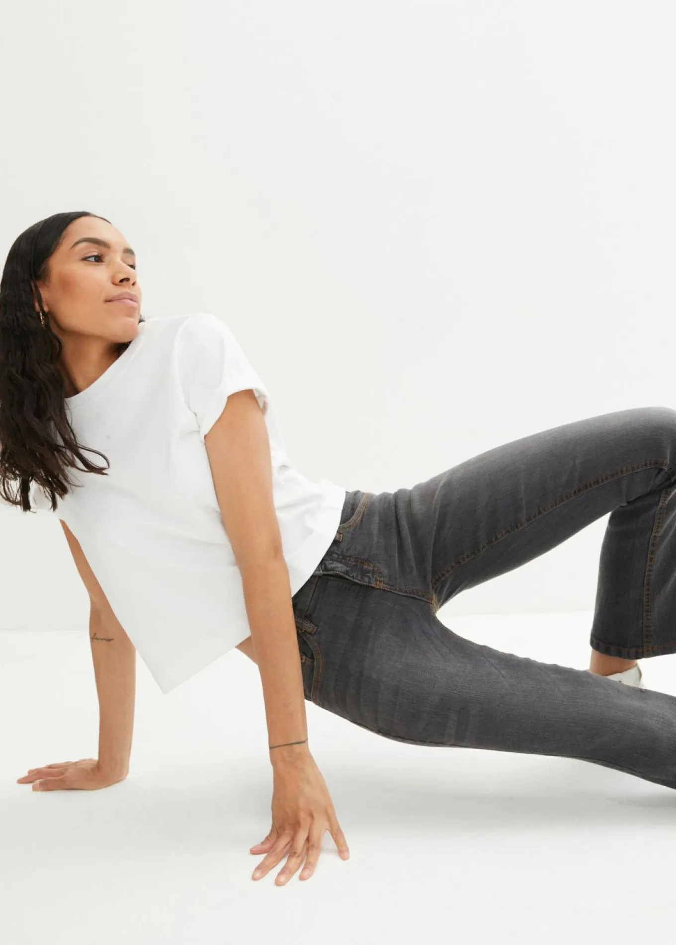 Vaqueros bootcut mid waist, elásticos