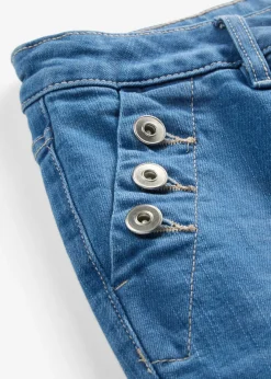 Vaqueros bootcut, mid waist, de algodón orgánico