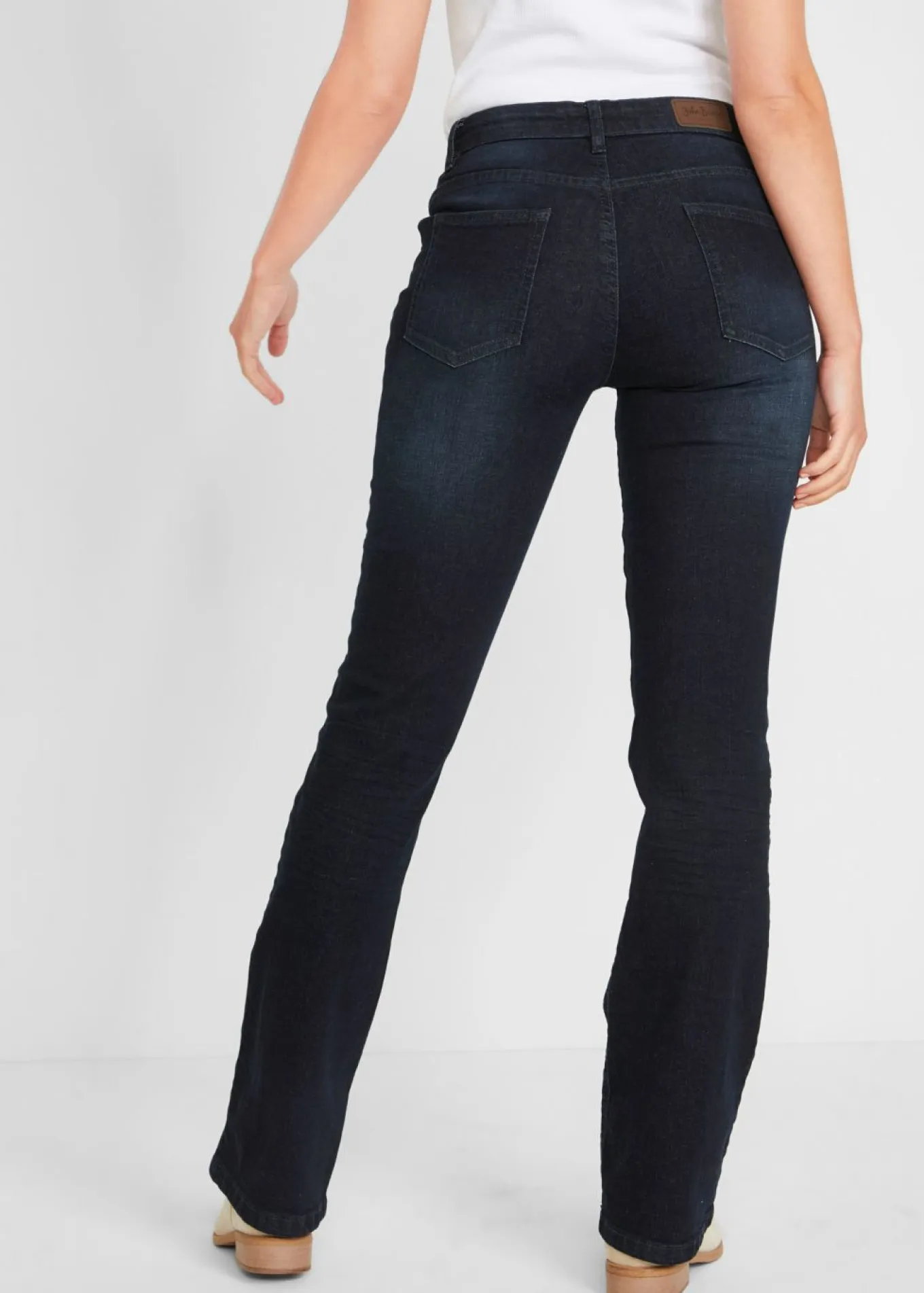 Vaqueros bootcut mid waist, elásticos