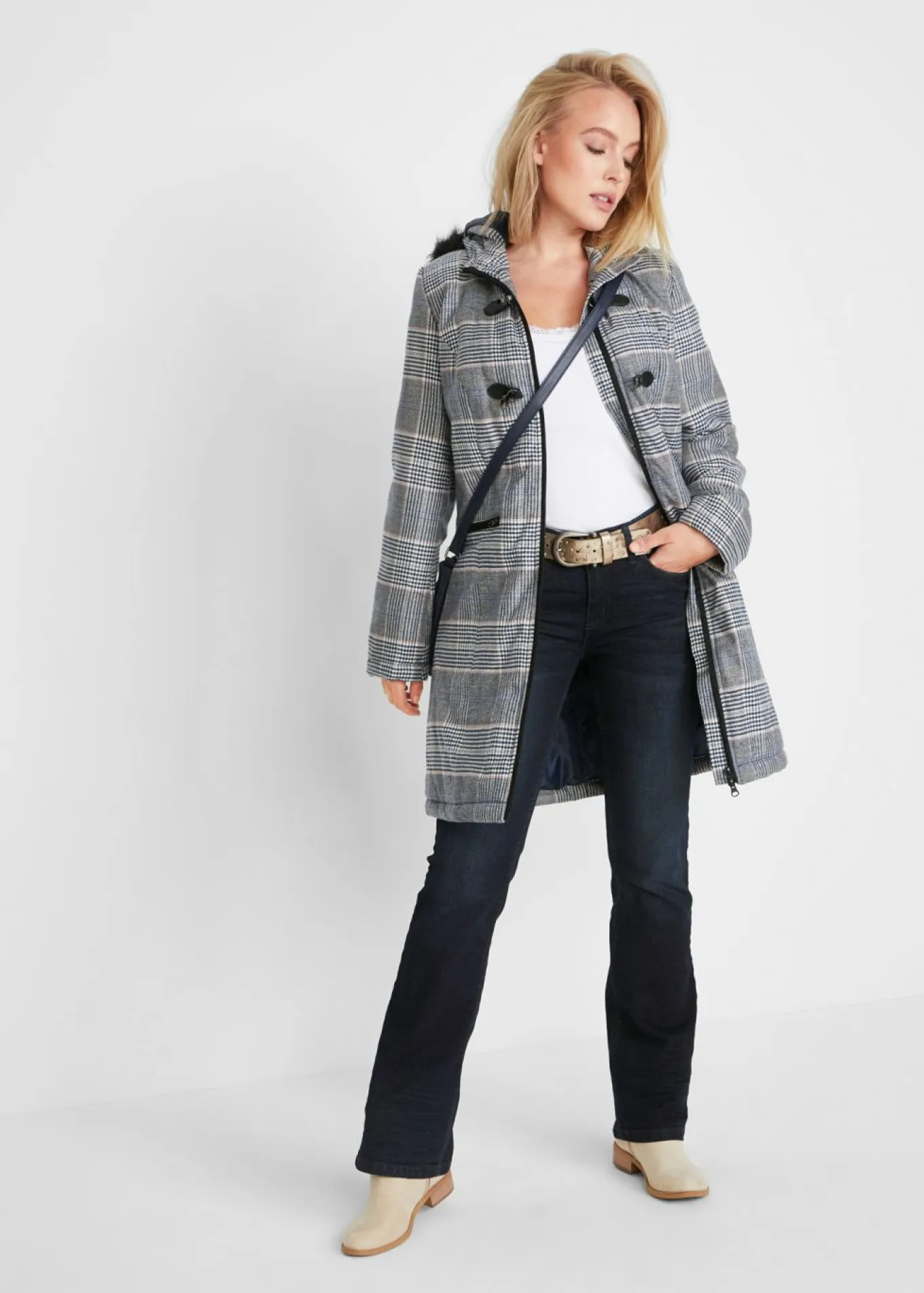 Vaqueros bootcut mid waist, elásticos