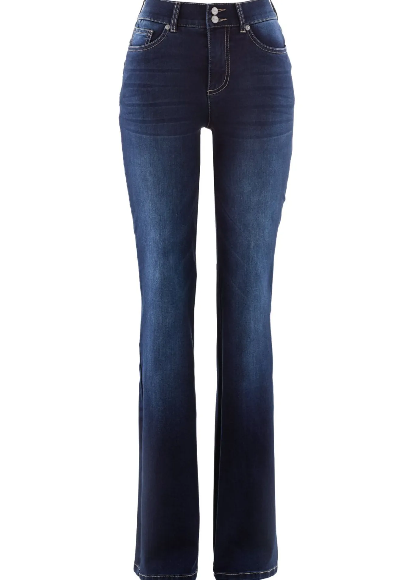 Vaqueros bootcut, mid waist, moldeadores