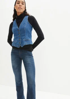 Vaqueros bootcut mid waist, elásticos