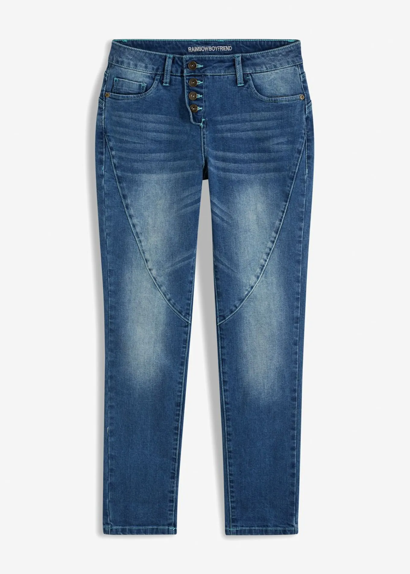Vaqueros boyfriend, low waist, stretch