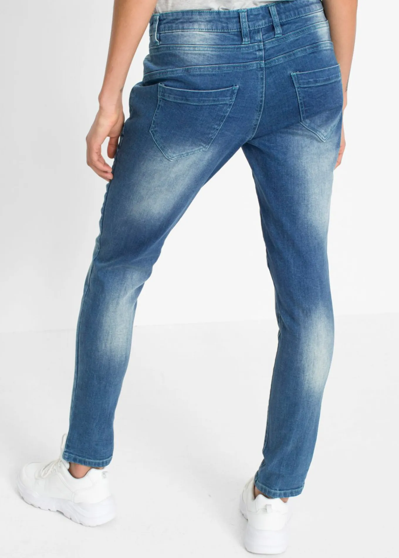 Vaqueros boyfriend, low waist, stretch