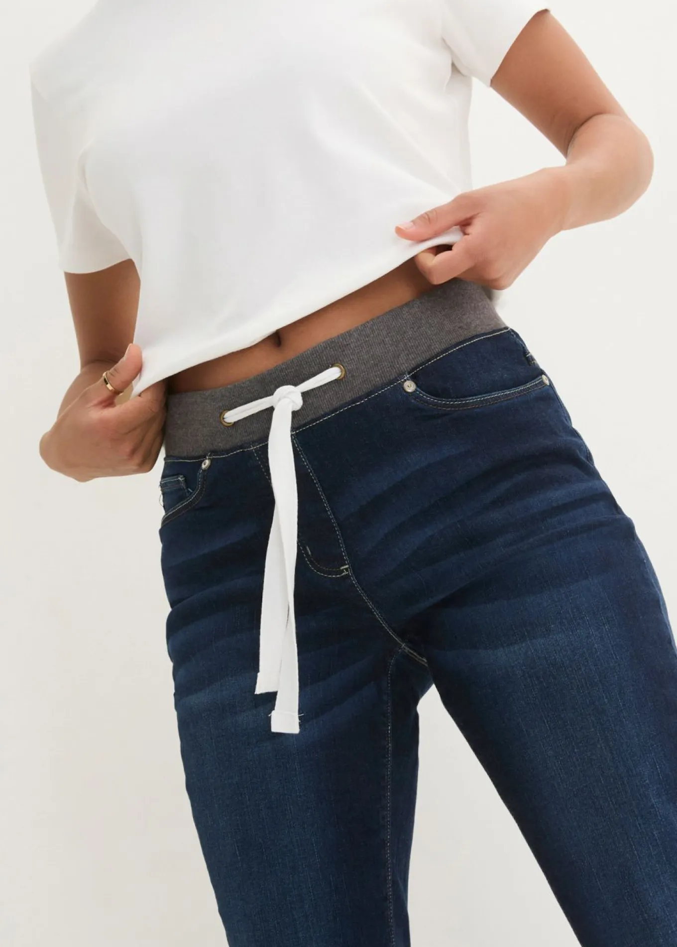 Vaqueros boyfriend, mid waist, cintura cómoda