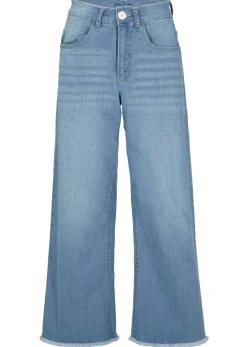 Vaqueros capri de corte ancho