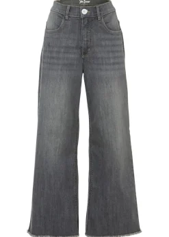 Vaqueros capri de corte ancho