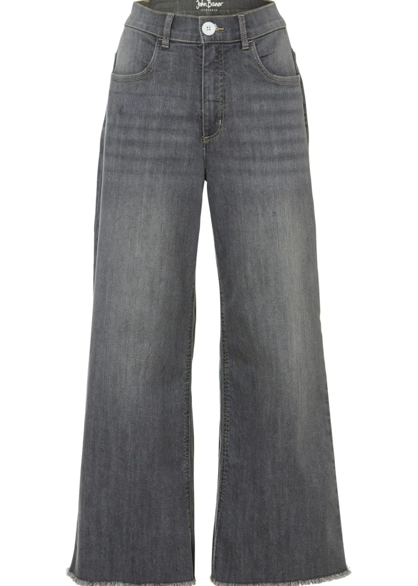 Vaqueros capri de corte ancho