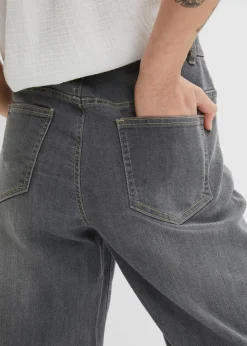 Vaqueros capri de corte ancho