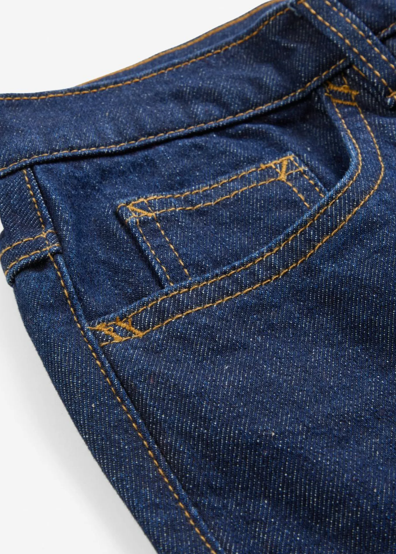 Vaqueros capri de talle alto con corte mom