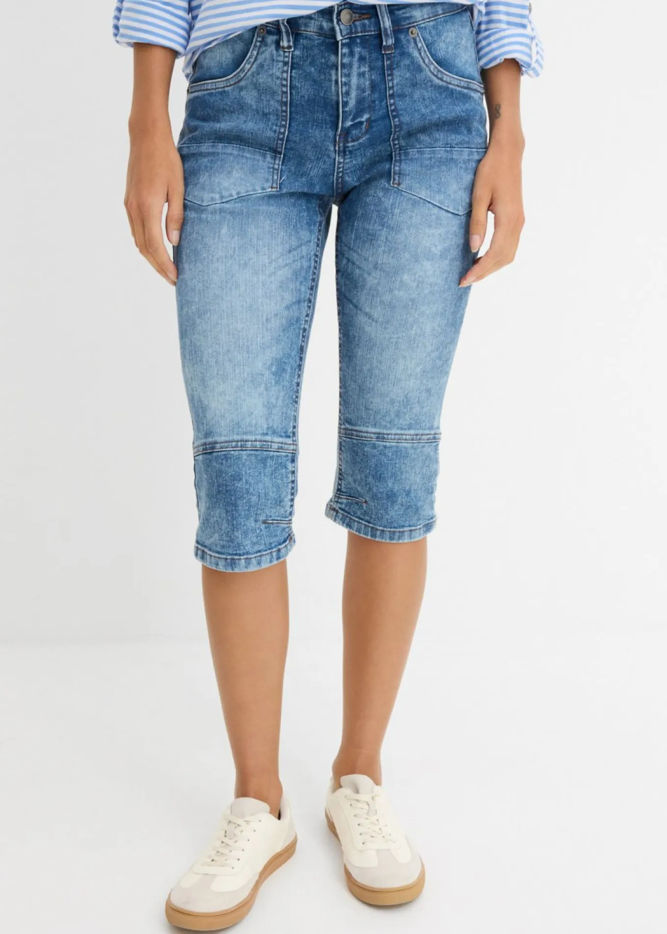 Vaqueros capri elásticos