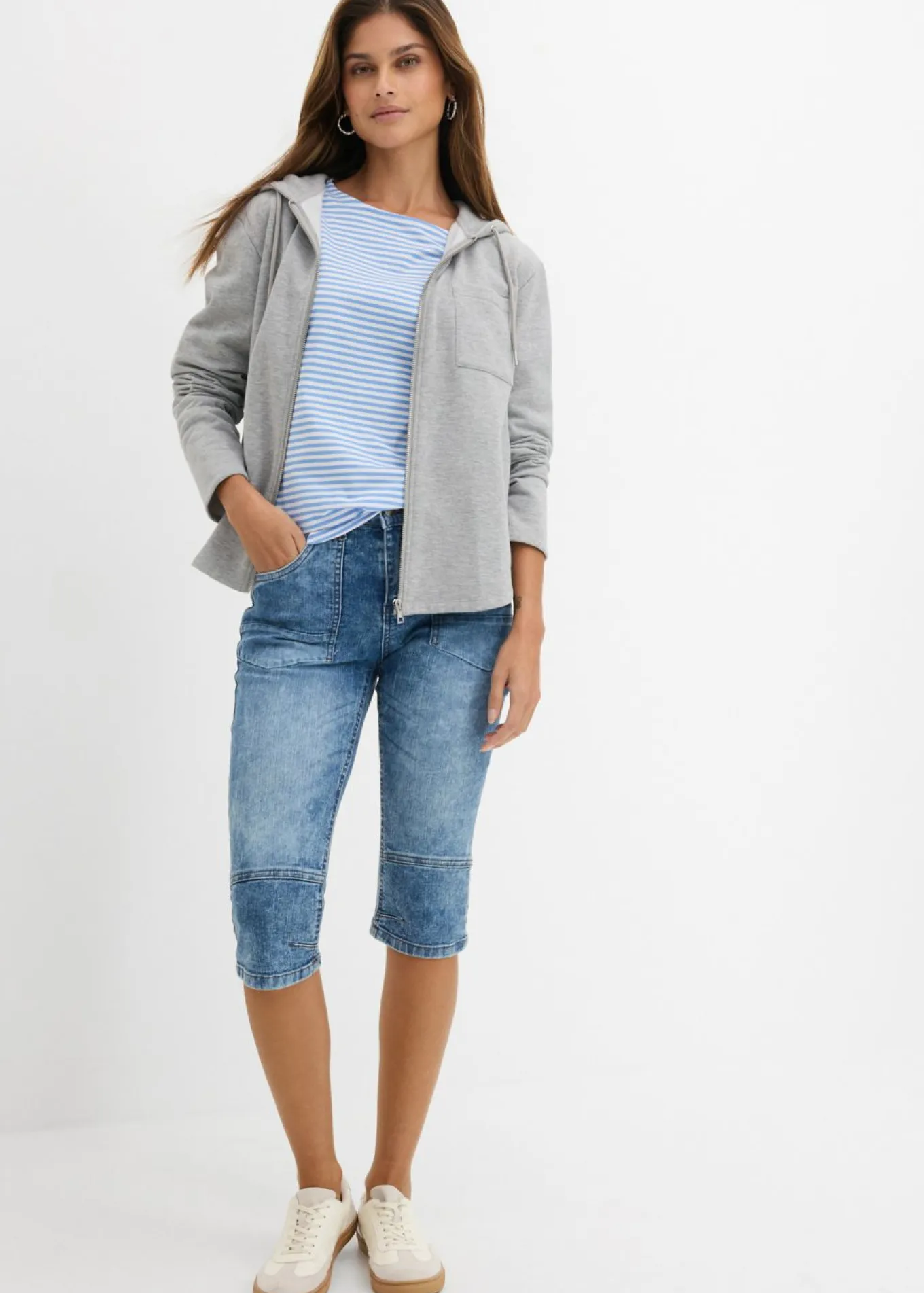 Vaqueros capri elásticos