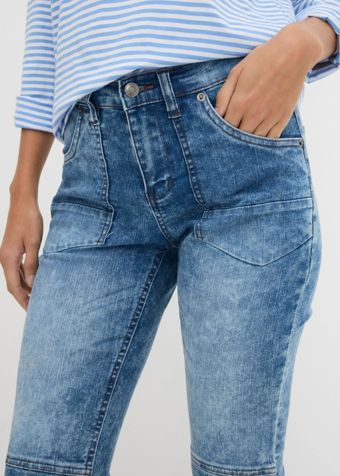 Vaqueros capri elásticos