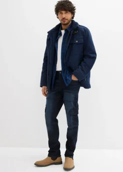 Vaqueros cargo elásticos, slim fit, straight