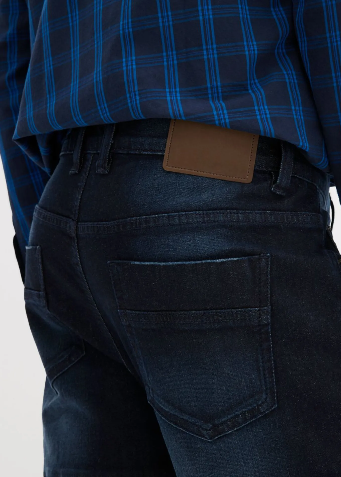 Vaqueros cargo elásticos, slim fit, straight