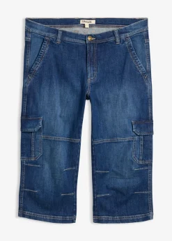 Vaqueros cargo, regular fit, largo 3/4, straight