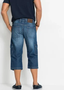 Vaqueros cargo, regular fit, largo 3/4, straight