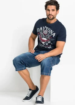 Vaqueros cargo, regular fit, largo 3/4, straight