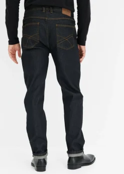 Vaqueros classic fit con cintura elástica, straight