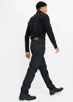 Vaqueros classic fit con cintura elástica, straight