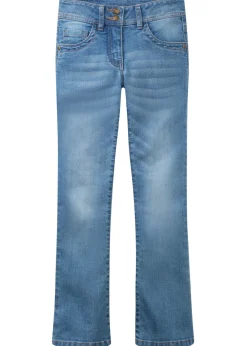 Vaqueros con corte bootcut y talle medio
