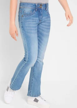 Vaqueros con corte bootcut y talle medio