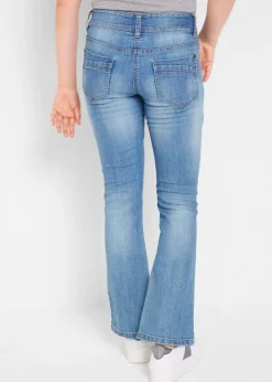 Vaqueros con corte bootcut y talle medio