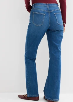 Vaqueros con corte bootcut y talle medio