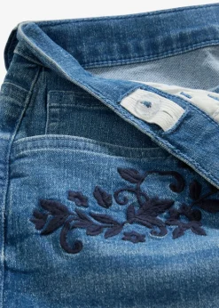 Vaqueros con corte bootcut y talle medio