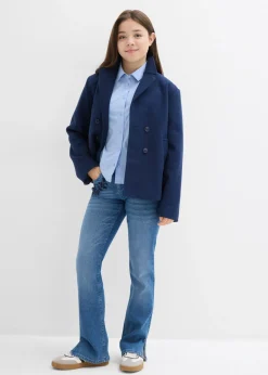 Vaqueros con corte bootcut y talle medio