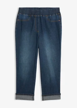 Vaqueros de algodón con talle medio y corte slim