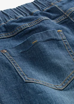 Vaqueros de algodón con talle medio y corte slim