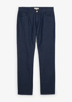Vaqueros de algodón orgánico puro reciclable con corte relaxed fit, straight