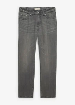 Vaqueros de algodón puro con corte regular, cinturilla cómoda y diseño recto