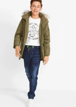 Vaqueros de chándal sin cierre, regular fit, tapered