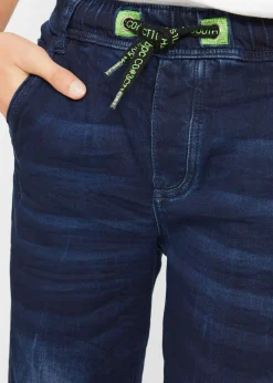 Vaqueros de chándal sin cierre, regular fit, tapered