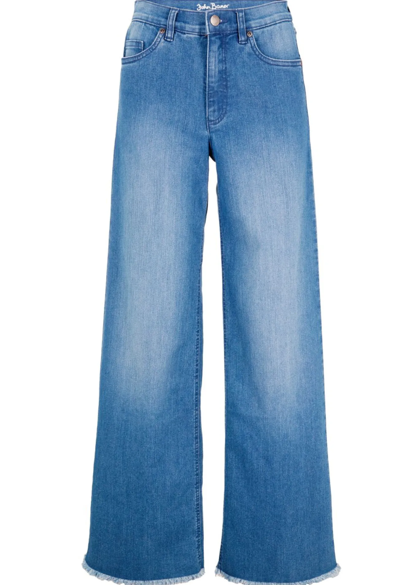 Vaqueros de pernera ancha, high waist