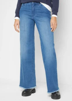 Vaqueros de pernera ancha, high waist
