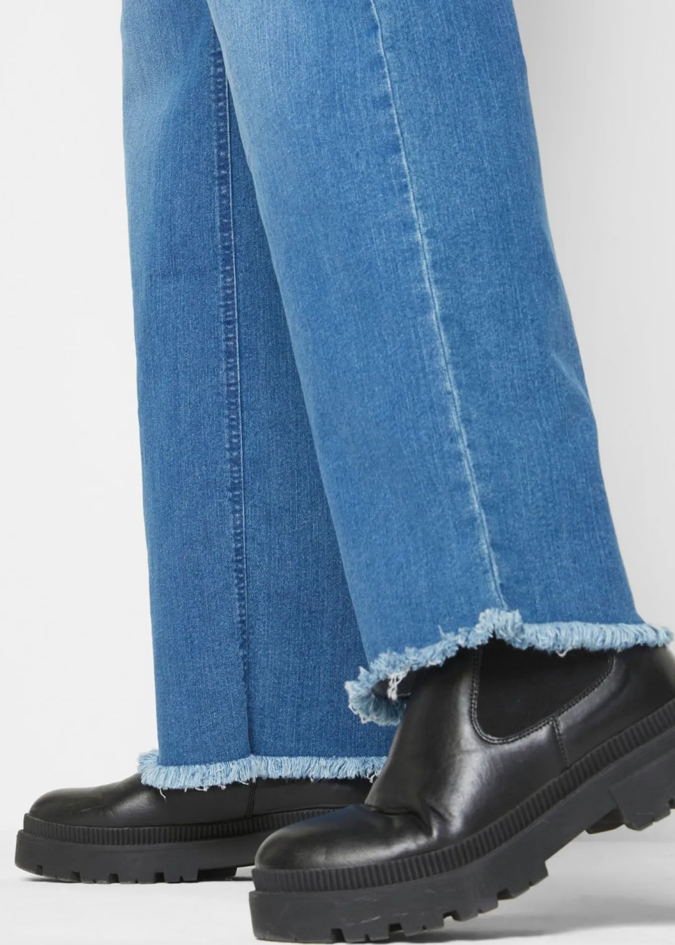 Vaqueros de pernera ancha, high waist