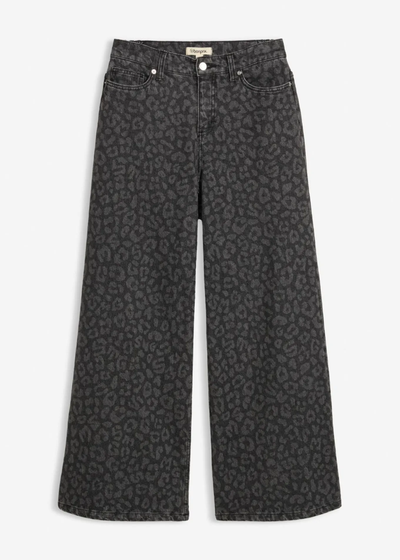 Vaqueros de pernera ancha, mid waist