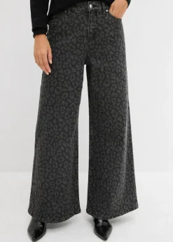 Vaqueros de pernera ancha, mid waist