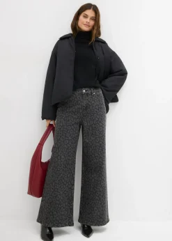 Vaqueros de pernera ancha, mid waist
