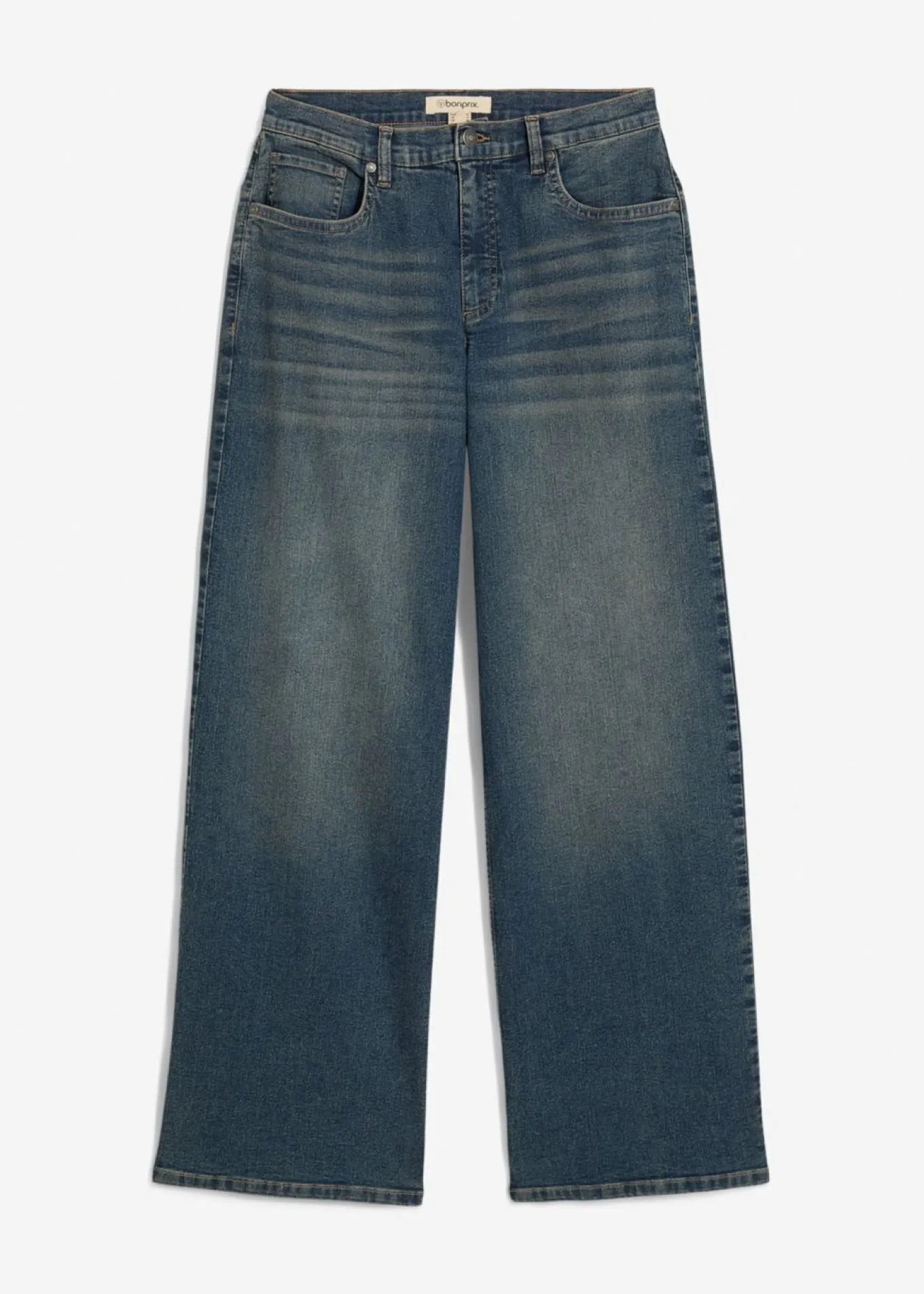 Vaqueros de pernera ancha, high waist